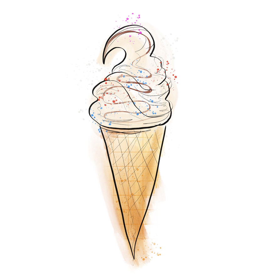 Illustration of an Ice Cream
